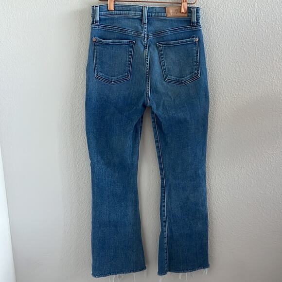 7 For All Mankind Luxe Vintage High Waist Slim Kick Sequined Jeans 27 - Picture 2 of 9